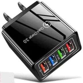 USB C Wall Charger Block RDRKR 48W 4-Port Charging Block QC 3.0 Fast USB C Charger Compatible with Mobile Phones and Tablets