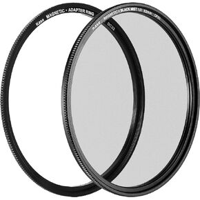 Kase Magnetic 82mm Black Mist 1/2 Soft Focus Optical Glass Filter Incl Adapter Revolution/Skyeye Compatible
