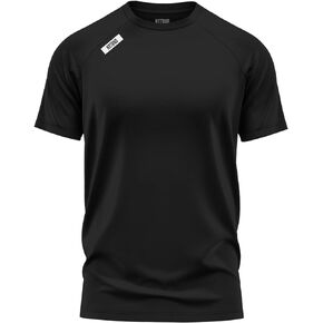 Nxtrnd Hybrid Pro Men's Short Sleeve T-Shirt, Relaxed Fit, Poly Spandex Blend