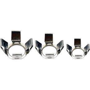 Dorman 800-093 Fuel Line Retaining Clip - 1 Each - 5/16 In, 3/8 In. and 1/2 In., Silver