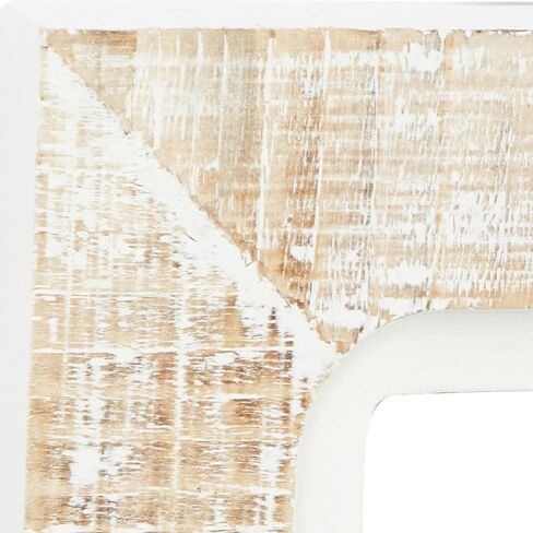 Deco 79 Wooden Scroll Home Wall Decor Wall Sculpture with Metal Scroll Work, Wall Art 22" x 1" x 22", White in Saudi Arabia