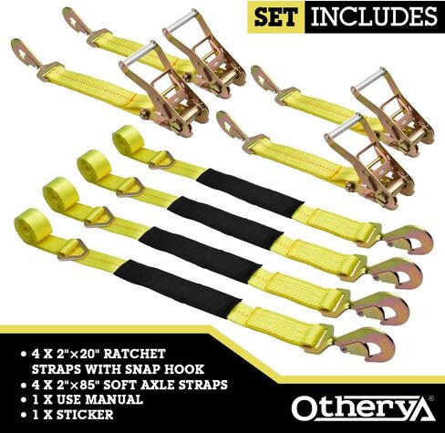 Otherya متوافق مع حزام كومبو للمحور - 10.000 رطل، قوة كسر مضمونة in Kuwait