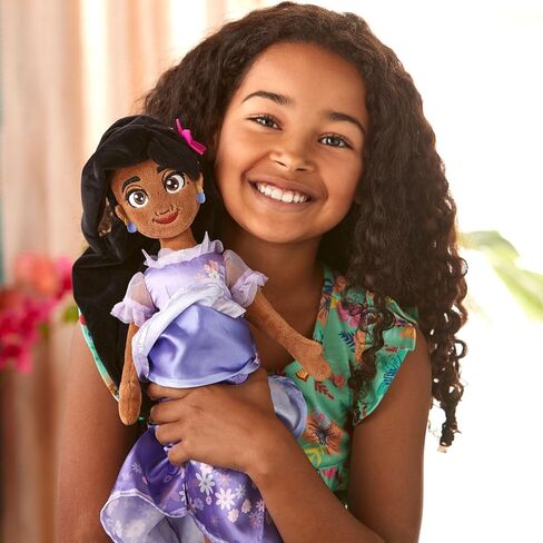 Disney Store Official Isabela 16-Inch Plush Doll – Celebrate Encanto's Flower Enchantress – Detailed Artistry – Soft and Cuddly – Perfect for Encanto Fans & Collectors in Saudi Arabia