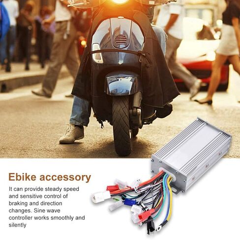 Ejoyous Brushless Speed Controller, 48V 500W Aluminium Alloy Motor Speed Brushless Controller Electric Sine Controller for Electric Scooter in Saudi Arabia