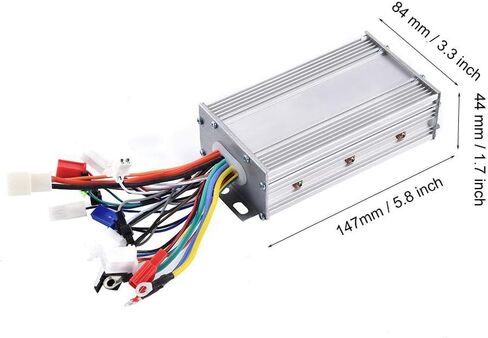 Ejoyous Brushless Speed Controller, 48V 500W Aluminium Alloy Motor Speed Brushless Controller Electric Sine Controller for Electric Scooter in Saudi Arabia