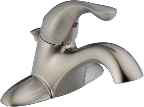 DELTA FAUCET Delta 520-SSPPU-DST Classic Single Handle Bathroom Faucet, Stainless Centerset, Pack of 1 in Saudi Arabia