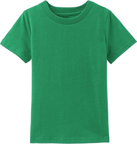 COSLAND Boys' 100% Cotton Heavyweight Short Sleeve Crewneck T Shirt in Saudi Arabia