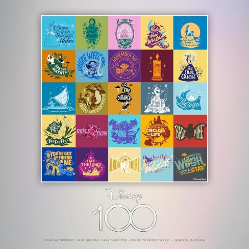 Ceaco - Disney's 100th Anniversary - Song Titles - 200 Piece Jigsaw Puzzle, 19.5 x 14.25 in Saudi Arabia