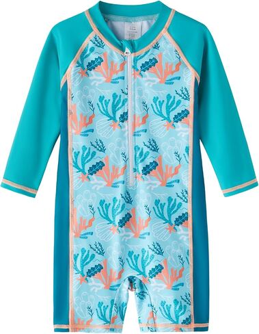 LIBREDGE Baby Boy Swimsuit UPF 50+ Sun Protection, Rash Guard Swimsuit Baby Beach Essentials, Toddler Swimsuit Boy in Saudi Arabia