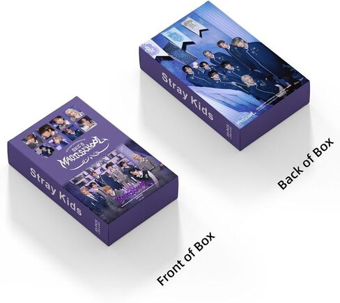 55 قطعة مجموعة بطاقات لومو لـ Straykids% بطاقة صور المدرسة السحرية بطاقات الصور هدية البضائع للفتيات والفتيان مجموعة الزينة in Kuwait
