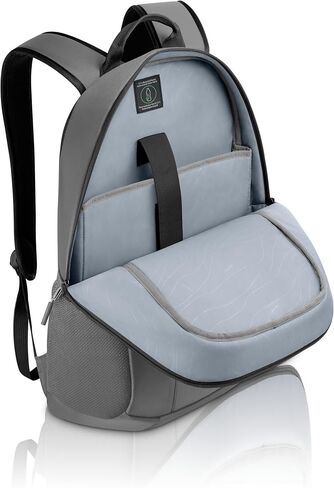 حقيبة ظهر Dell 14-16 EcoLoop Urban - CP4523G - سعة 20 لتر، أشرطة حمل كتف قابلة للتعديل، مقاومة للطقس، إغلاق بسحاب مزدوج، كم مبطن، شبكة هوائية خلفية مبطنة - رمادي in Saudi Arabia
