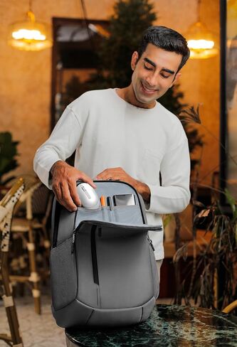 حقيبة ظهر Dell 14-16 EcoLoop Urban - CP4523G - سعة 20 لتر، أشرطة حمل كتف قابلة للتعديل، مقاومة للطقس، إغلاق بسحاب مزدوج، كم مبطن، شبكة هوائية خلفية مبطنة - رمادي in Saudi Arabia