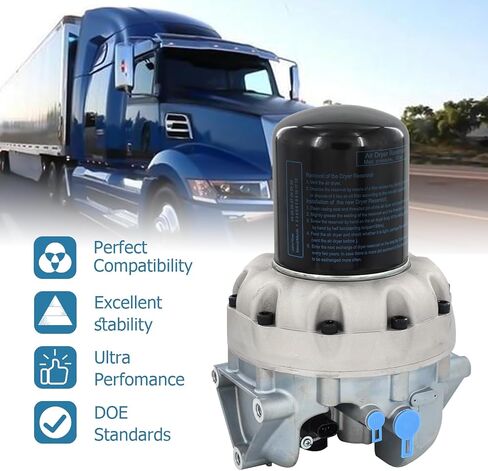 نظام مجفف الهواء الموفر 1200 Plus Series متوافق مع WABCO 4324711010 استبدال #:4324701009، TR4324711010 in Kuwait