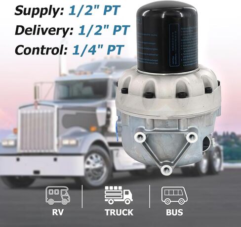 نظام مجفف الهواء الموفر 1200 Plus Series متوافق مع WABCO 4324711010 استبدال #:4324701009، TR4324711010 in Kuwait