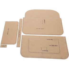 Bag Acrylic Stencil, Leather Craft Purse Template Wallet Leather Pattern Acrylic Leather Templates Bag Stencil Template DIY Leather Mould for Bags
