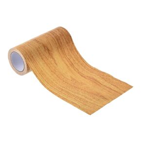 PATIKIL Wood Grain Repair Tape 4.7" X15', Self Adhesive Realistic Textured Repair Tape Patch for Floor Door Table Cabinets Desk, Red Oak