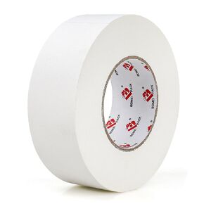 BOMEI PACK Heavy Duty Gaffers Tape,White Gloss Finish Gaffer Tape,Waterproof, Residue Free, Non-Reflective, Easy Tear, Matte Gaffer Stage Tape for Filming, Photography, Radio (2 Inch)