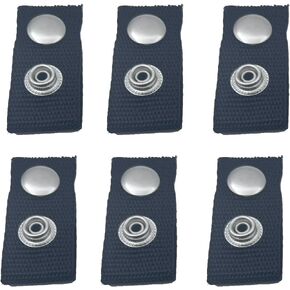 Boat Cover Snap Extender -Brass Heavy Duty snap - Extension Size, 1" - Built in Finger Loops. Extend The Life of Your Boat top Canvas! 6 Pack (6, 1")