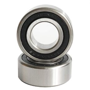 Outdoor Power 2 Pieces 5206-2RS C3 Premium Double Row Angular Contact Ball Bearing