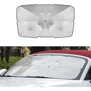 Windshield Sun Shade, Car Sun Shade, 31''x57'' Foldable Car Sun Shade Umbrella Blocks Heat and Sun for Automotive Interior Sun Protection, Car Accessories Universal for Car, SUV, Truck