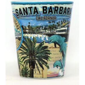 Santa Barbara California Scrapbook Shot Glass