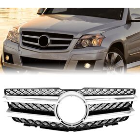 Grill Front Grille Compatible for Mercedes Benz X204 GLK250 GLK350 2010 2011 2012 2013 2014 2015 (GLK Style-Old)