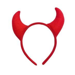 Red Devil Horns Headband for Women Devil Horn Head Band Halloween Headbands for Women Girls Costumes Cosplay Hair Accessories Red Devils Horn Hair Bands Devils Ears Hairband