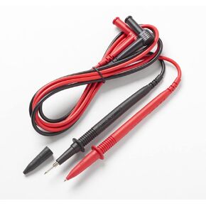 Fluke TL1500DC Insulated Test Leads, Measures Voltage Up to 1500 V DC, Rated CAT III 1500 V, CAT IV 600 V with Protective Cap, Compatible with Most Fluke Clamp Meters and Multimeters, PVC Insulated