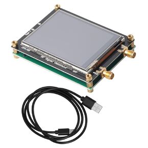 Generator High Exactness, Function Generators Electrical Testing Full Touch Screen RF Sweep Dot Frequency Module Radio PC Meter Counter Control with Data Cable (ADF4351)