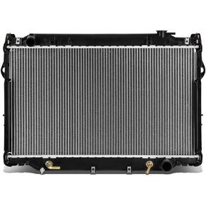 DNA Motoring OEM-RA-1917 OE Style Bolt-On Aluminum Cooling Radiator Compatible with 96-97 Lexus LX450 / 93-97 Land Cruiser AT, 27-5/8" W X 16-3/4" H X 1-1/4" D, 1-1/2" Inlet, 1-11/16" Outlet