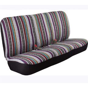 Universal Baja Inca Saddle Mexican Blanket Truck Seat Cover Full Size Trucks Compatible with Chevy, Ford & Dodge
