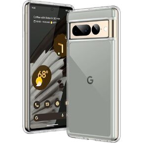 JETech Case for Google Pixel 7 Pro 6.7-Inch, Shockproof Phone Bumper Cover, Anti-Scratch Clear Back (Black)