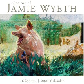 The Art of Andrew Wyeth 2024 Wall Calendar, 16-Month Art & Design Calendar, 12" x 15"