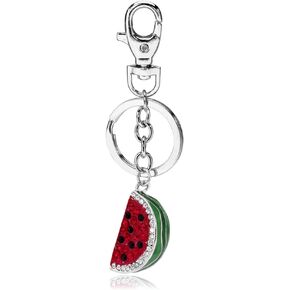 Liavy's Watermelon Fashionable Keychain - Sparkling Crystal - Unique Gift and Souvenir