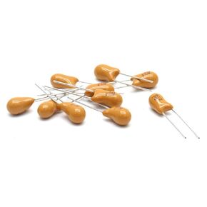 Tantalum Capacitors 10uF 35V 2 Pin Radial Dipped Tantalum Capacitors - Pack of 10pcs