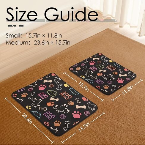 ThinkPet Dog Food Mat Cat Food Mat Pet Feeding Mat for Food and Water Bowl Puppy Placemat Nonslip Waterproof 15.7" × 11.8" - Grey in Saudi Arabia