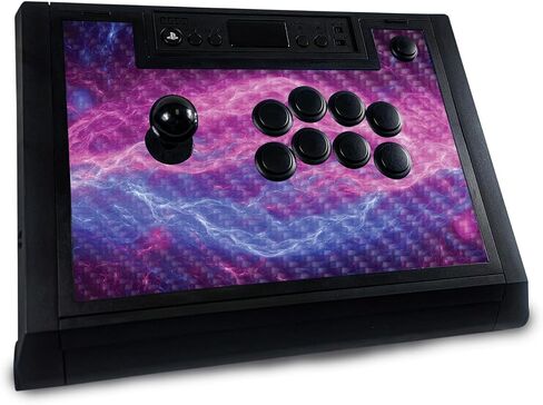 غلاف ألعاب من ألياف الكربون متوافق مع Hori Fighting Stick Alpha (PS5، PS4، PC) - طاقة خام - غطاء لاصق واقٍ من الفينيل 3M ممتاز - سهل الاستخدام | صُنع في الولايات المتحدة الأمريكية بواسطة MightySkins in Saudi Arabia