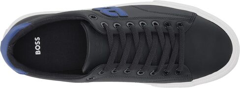 BOSS Men's Leather Court Lace Up Sneaker in Saudi Arabia