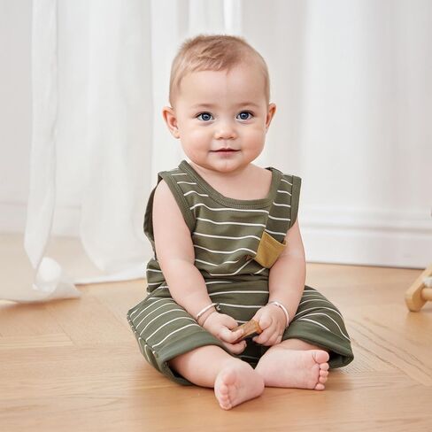 Toddler Baby Boy Summer Outfit Sleeveless T Shirt Top Casual Shorts Set Infant Newborn Clothes 6 12 18 24 Month 2T in Kuwait