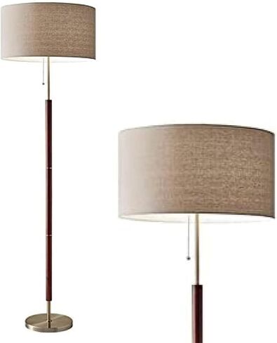 Adesso 3377-15, Floor Lamp, Walnut in Saudi Arabia