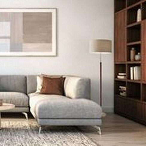 Adesso 3377-15, Floor Lamp, Walnut in Saudi Arabia