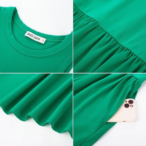 GRACE KARIN Womens Summer Dress Sleeveless Tank Dress Boho Casual Beach Vacation A Line Midi Dress with Pockets in Saudi Arabia