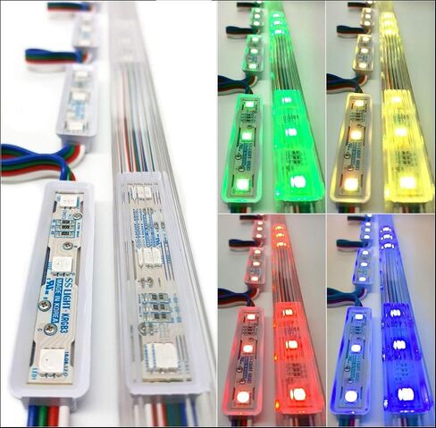 Storefront Window LED Lights Kit with Protective Tracks (Multi-Colored 20ft) in Saudi Arabia