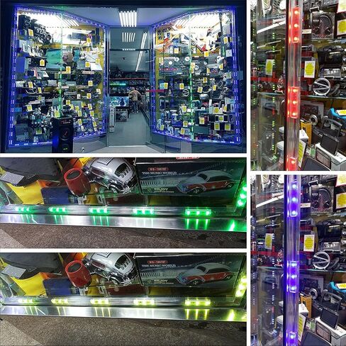 Storefront Window LED Lights Kit with Protective Tracks (Multi-Colored 20ft) in Saudi Arabia