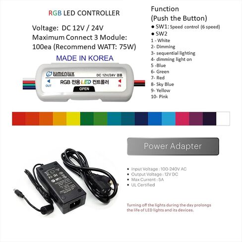 Storefront Window LED Lights Kit with Protective Tracks (Multi-Colored 20ft) in Saudi Arabia