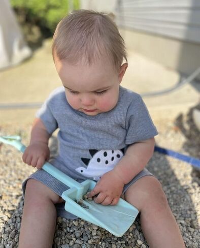 Elspilit Toddler Infant Baby Boy Dinosaur Clothes Set Short Sleeve T-Shirt Tops Shorts Summer Outfits in Kuwait