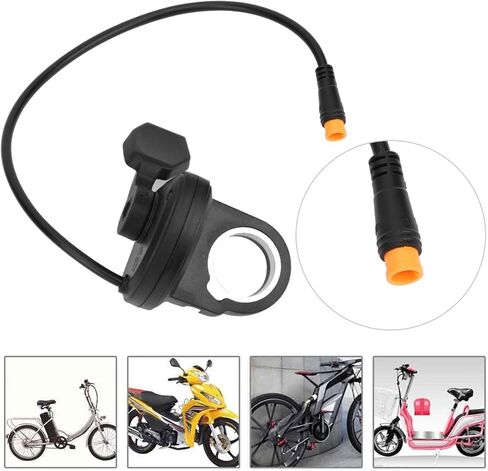 قبضة خنق الإبهام، 108X/L EBike اليسار سرعة كهربائية تحكم الإبهام خنق قبضة موصل مقاوم للماء in Saudi Arabia