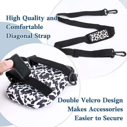 2 حزمة من أكياس زجاجات المياه ستانلي للمغامرة 20 أونصة/30 أونصة/40 أونصة بهلوان قابل للتعديل على الكتف وحزام اليد حقيبة جيب لكأس ستانلي ملحقات الصالة الرياضية للرجال والنساء in Kuwait