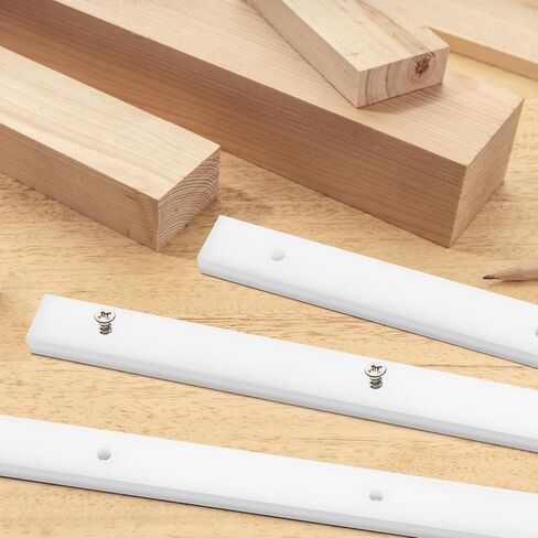 Table Saw Sled Kit, 4PCS Crosscut Sled Miter Bars for Table Saw Runners | Predrilled Holes, 25 Screws, 3/4" x 3/8" x 17" in Saudi Arabia