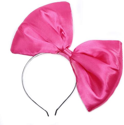 WLBON Bow Headband Big Bow Hair Hoop Women Hairband Party Decoration Headdress Cosplay Costume Headpiece Hair Accessories 1 Pack Black in Saudi Arabia